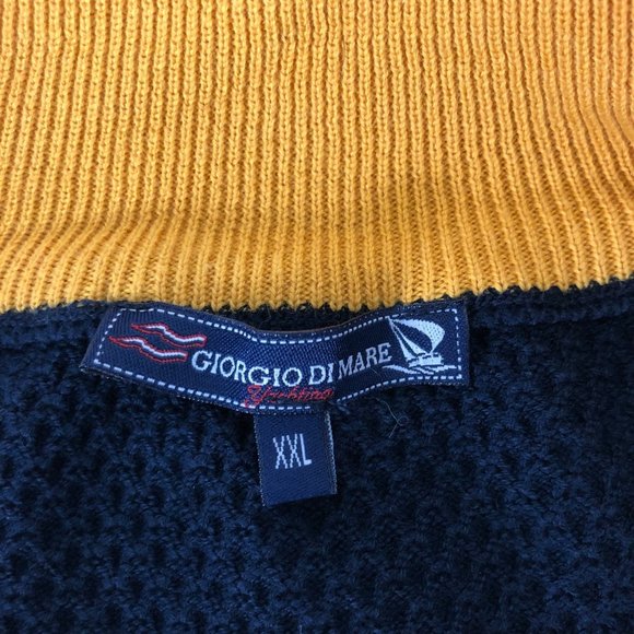 Giorgio Di Mare Cable Men’s Zip-up Cardigan Size:XXL - Picture 7 of 12